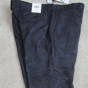 ZARA Women's Slim Blue Camo Pants Size 30